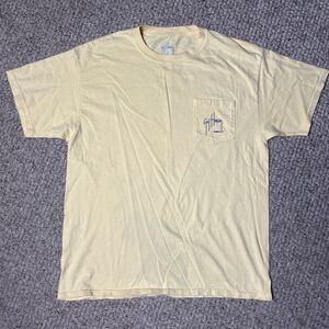 Guy Harvey Bluewater T Shirt Men’s Large Yellow Isle Of Palms SC